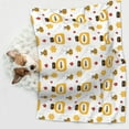 thumbnail image 6 of Disketp Bees and Flowers Dog Blanket/Bed Cover for Dogs and Cats,Puppy Essentials-Large, 6 of 8
