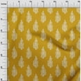 thumbnail image 3 of oneOone Velvet Yellow Fabric Block Fabric For Sewing Printed Craft Fabric By The Yard 58 Inch Wide-Y2, 3 of 5