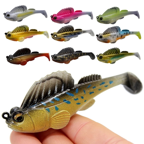 10g/14g Lure Bait Luminous Sharp Hook Simulation Tempting Angling PVC Jelly Fish Power Jigger Wrap Leadbait Outdoor Fishing