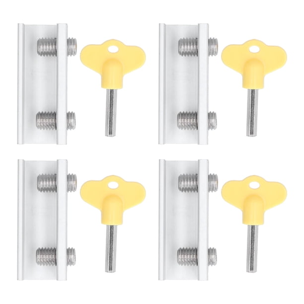 Cerraduras de Seguridad BuyWeek para ventanas y puertas de Aleación de aluminio 4 juegos