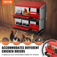 thumbnail image 3 of STAWAY 6-Compartment Chicken Nest Box - Durable, Easy-Clean, Inclined Design for Safe Egg Collection & Comfortable Hen Environment - 30-45" Height, 3 of 9