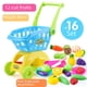 thumbnail image 5 of Carrito de compras para niños, casa de juegos, juguete de simulación, carrito para bebés, fruta cortada, se puede seleccionar una variedad de autos grandes, medianos y pequeños, 5 of 5