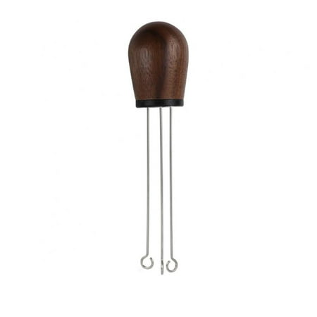 

Jolly Espresso Coffee Stirrer Tool Coffee Distribution Tool Needle Professional Espresso Stirring Distribution Coffee Powder Hand Tamper Distributor Walnut