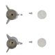 thumbnail image 3 of Manillas de grifo Danco Durable Metal para grifos Sayco Chrome, 3 of 3