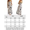thumbnail image 2 of Falda Vestidos informales para mujer 2023 Maxi vestido estampado vestidos de fiesta holgados vestidos de playa Cgtredaw Blanco T L para Mujer, 2 of 6