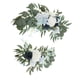 thumbnail image 2 of Flor artificial colgante Sunnimix Corona de flores de seda Azul, 2 of 7
