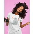 thumbnail image 2 of Lovely Sloth Sitting T-Shirt Women -SPIdeals Designs, Female Large, 2 of 4