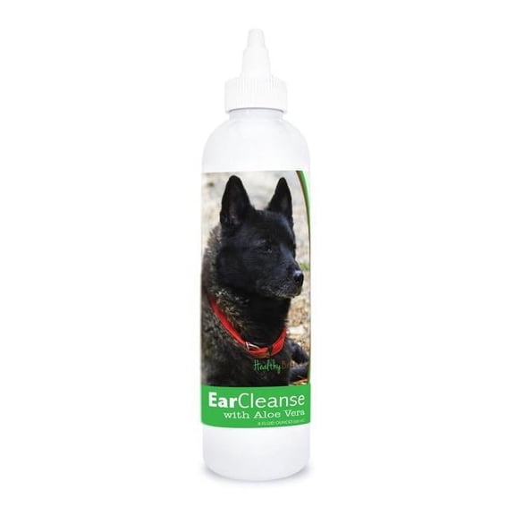 Healthy Breeds 840235111436 8 oz Norwegian Elkhound Ear Cleanse with Aloe Vera Cucumber Melon