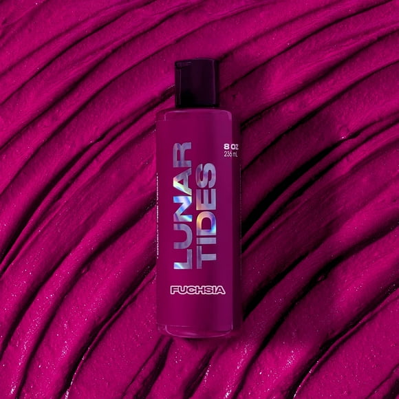 Lunar Tides Semi-Permanent Hair color (43 colors) (Fuchsia Pink, 8 fl oz)