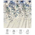 thumbnail image 5 of Blue Flower Bed Skirt King Size, Farmhouse Eucalyptus Retro Country Plant Wrap Around Bed Skirting with Adjustable Elastic Strap, Dust Ruffle Pleated Bedskirts 16 Inch Drop for Bedroom King Beds, 5 of 9