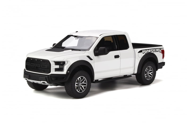 Ford F150 Raptor Pickup Truck Oxford White Limited Edition to 999 pieces  Worldwide 1/18 Model Car by GT Spirit