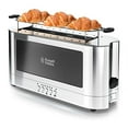 thumbnail image 5 of Russell Hobbs 2-Slice Glass Accent Long Toaster - Silver & Stainless Steel, 5 of 5