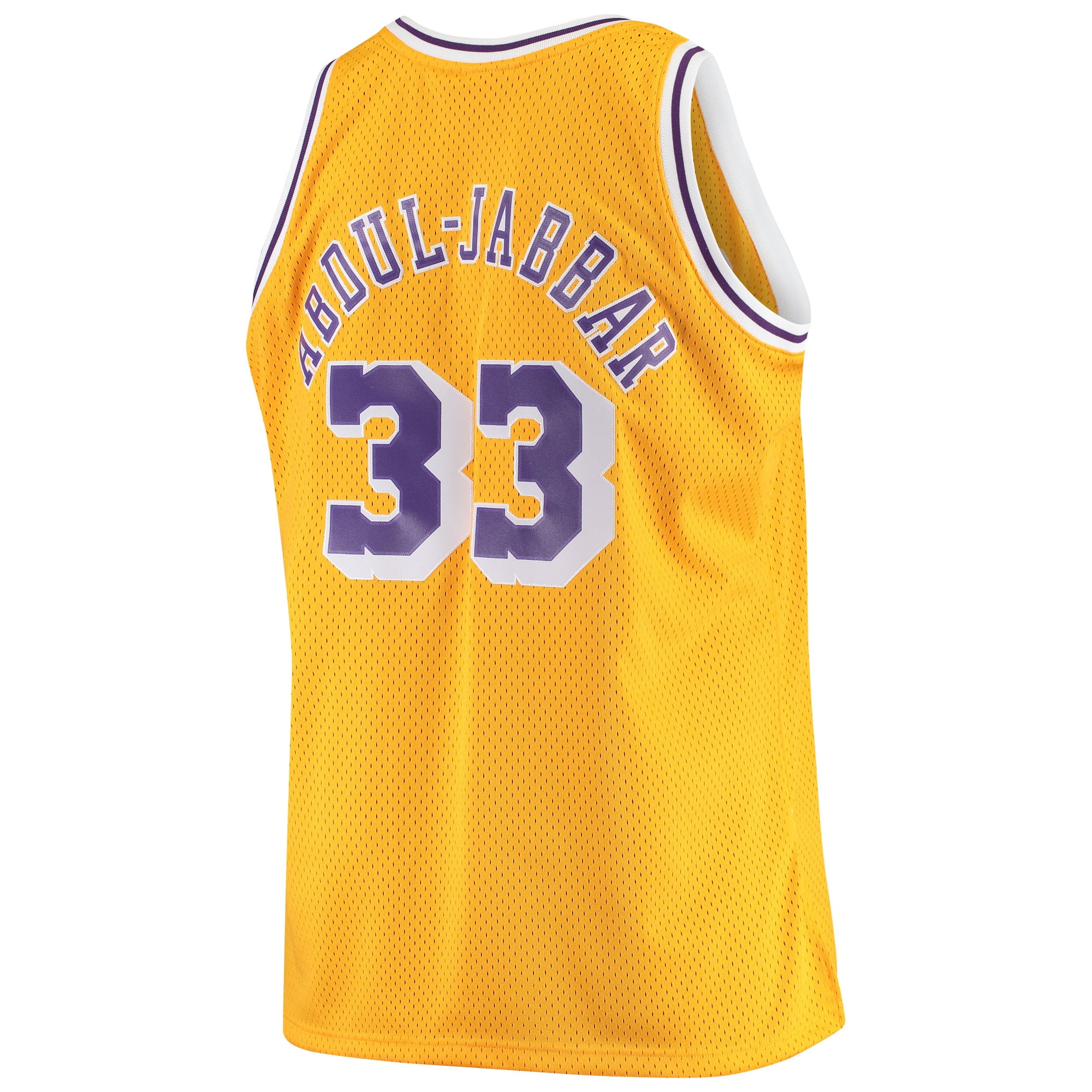  Youth Kareem Abdul-Jabbar Los Angeles Lakers Hardwood Classic  Swingman Jersey : Sports & Outdoors