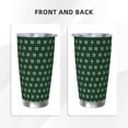 thumbnail image 3 of KLL Green Buffalo Plaid Merry Christmas Print 40oz Stainless Steel Insulated Car Cup with Spillproof Lid - Keep Your Drink Hot or Cold on the Go-Without Straw, 3 of 8