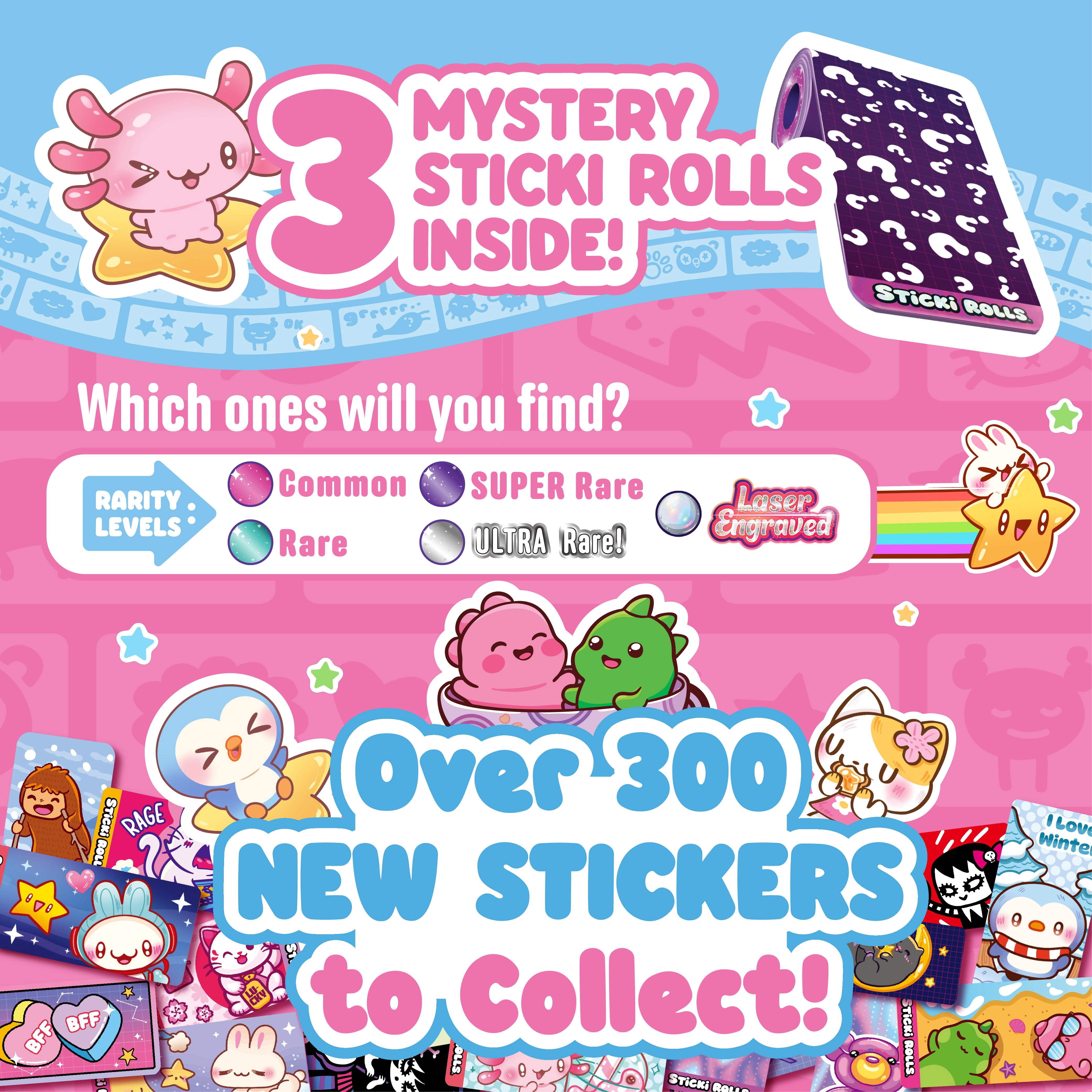 Sticki Rolls - BFF Sticki Band Capsule Art & Craft Kit with Bracelet Materials