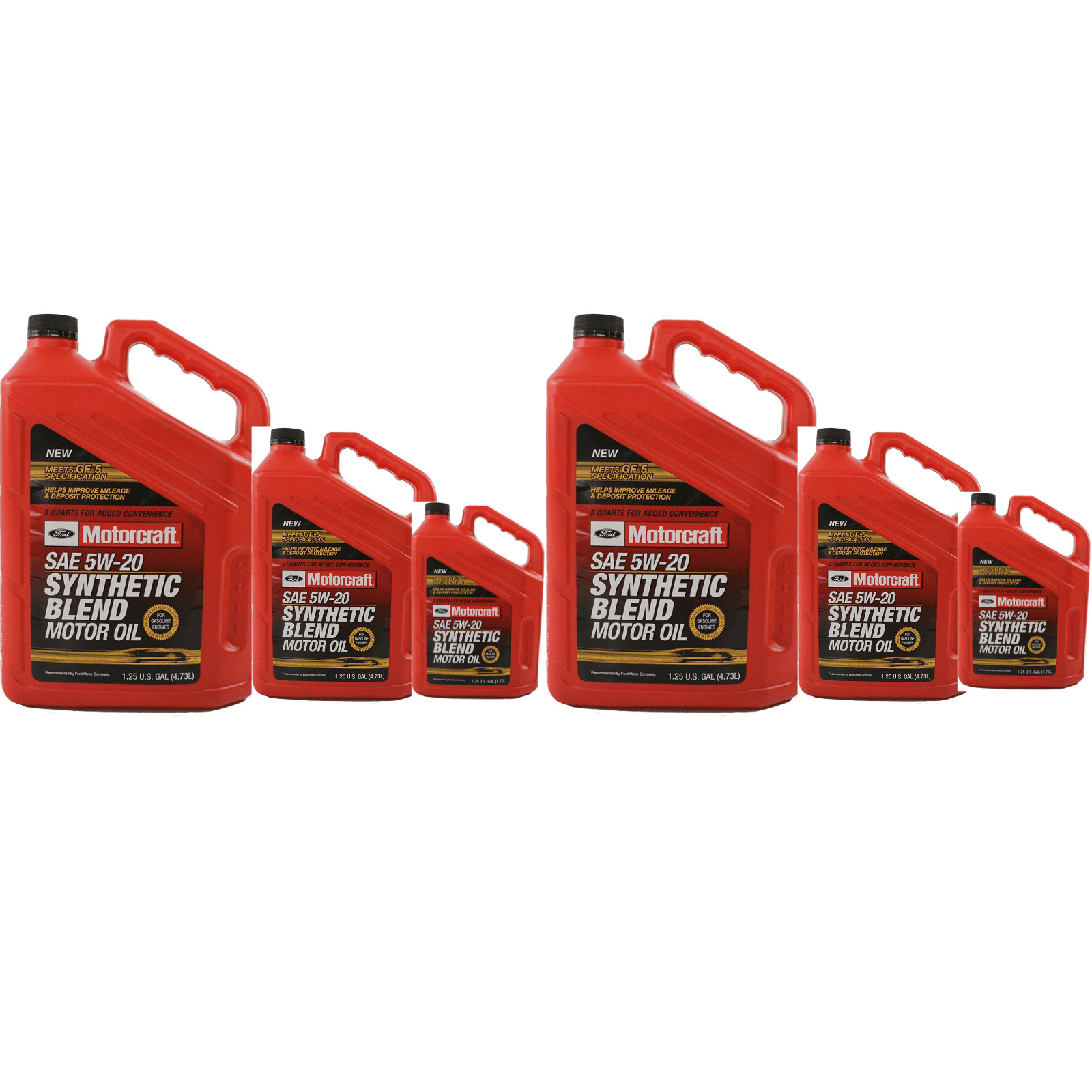 Genuine Ford Fluid XO5W205Q3SP SAE 5W20 Premium Synthetic Blend