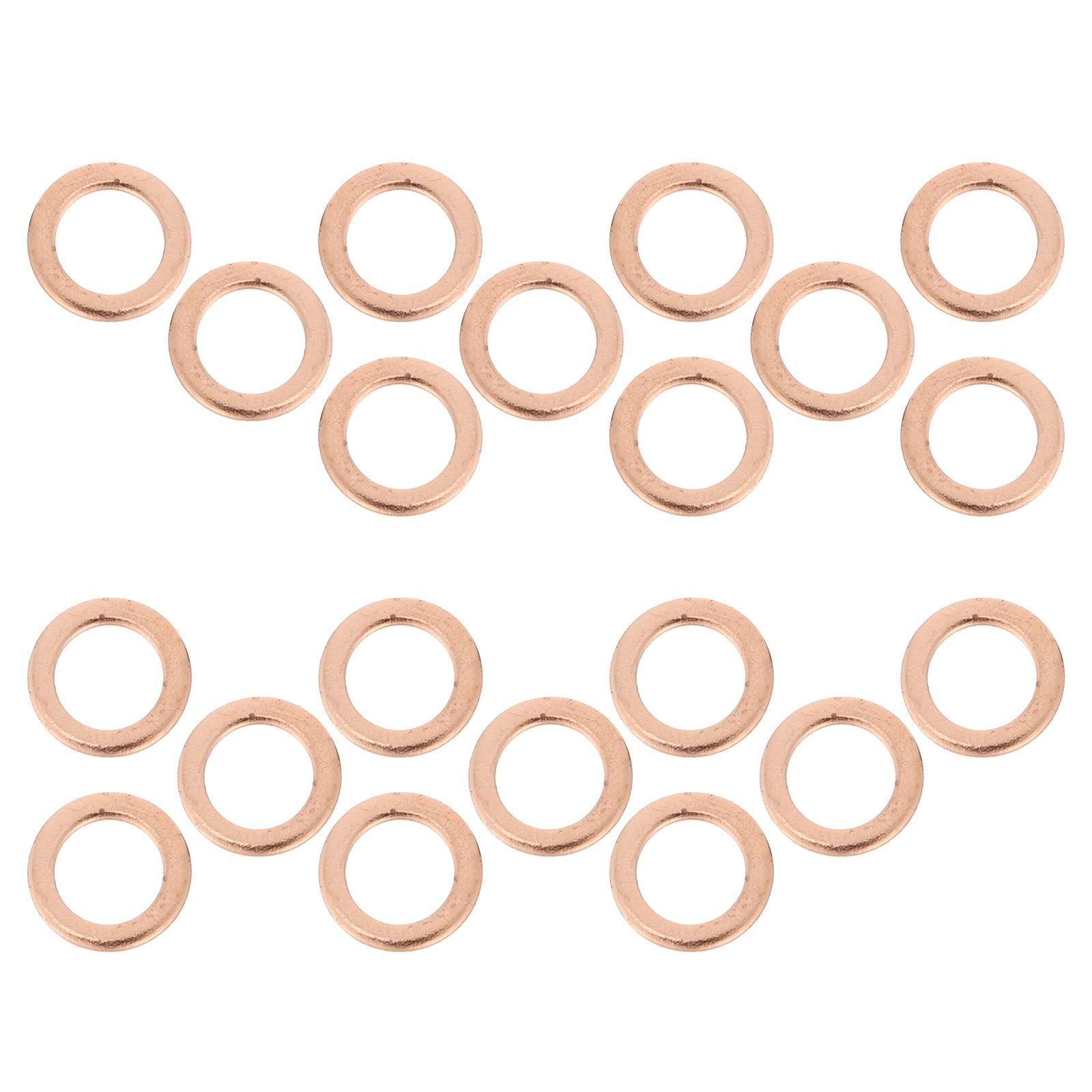 HEANUJJ 20Pcs Copper Crush Washers for Car Brake Lines and Hydraulic Equipment Sealing
