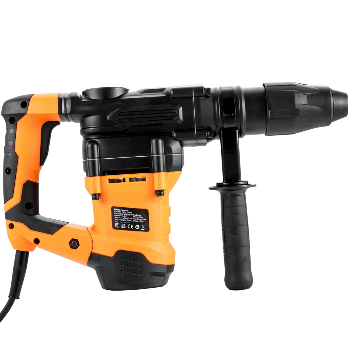 1-9/16" SDS-MAX Corded Rotary Hammer Drill, 3 Modes, Yellow, 13Amp YXY