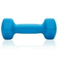 thumbnail image 3 of Philosophy Gym Neoprene Dumbbell Hexagon Hand Weights, 3 lb Pair - 6 lb Total, 3 of 7