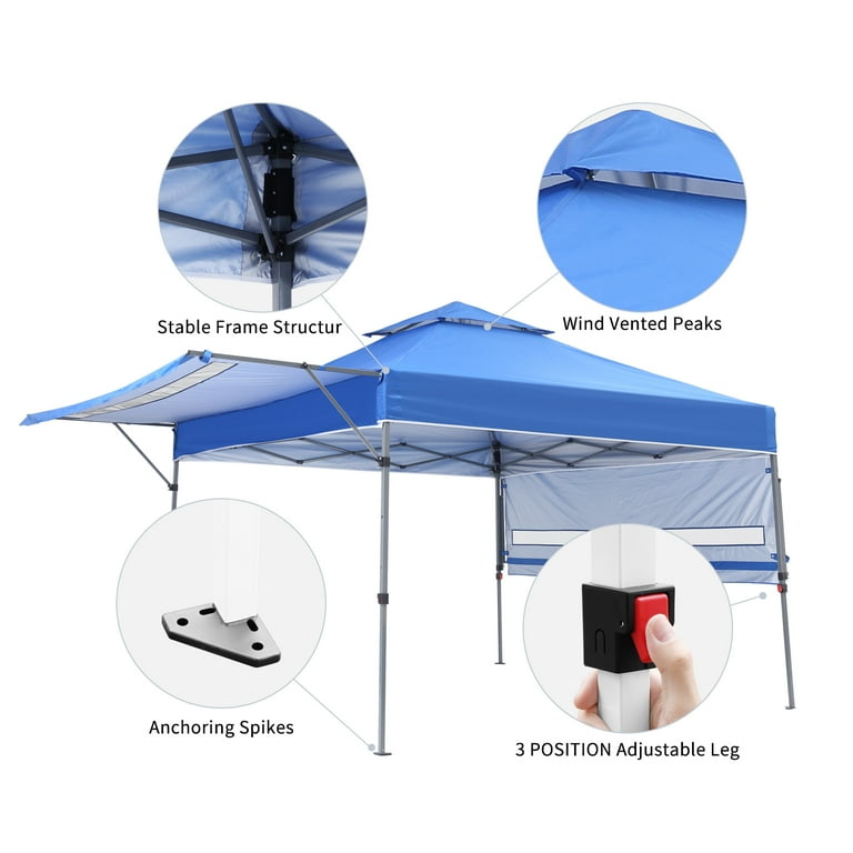 Easy clearance up awnings