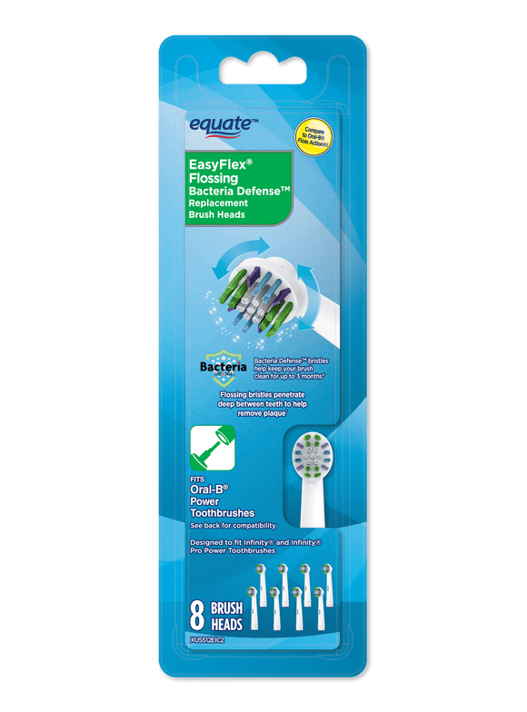 Equate Electronic Toothbrush Replacement Heads