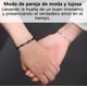 thumbnail image 3 of 2pulseras Pareja Regalo Mujer Hombres Modelo Negro Y Plateado, 3 of 4