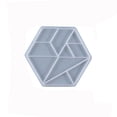 thumbnail image 1 of Hexagonal Tangram Rompecabezas Molde De Silicona Decoración Del Hogar Molde Para Hacer Dulces Pasteles Chocolates sonducket HA044180-01, 1 of 6