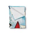 thumbnail image 2 of Surf Soft Flannel Fleece Throw Blanket, Summer Themed Abstract Cartoon with Surfer Boy on Vintage Design Ocean Waves Print, Cozy Plush for Indoor and Outdoor Use, 70" x 90", Multicolor, by Ambesonne, 2 of 6
