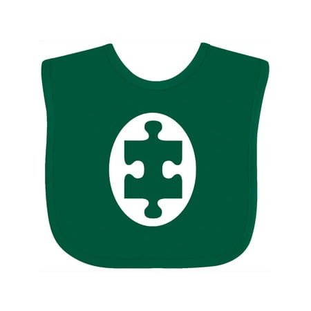 

Inktastic Autism Awareness Month Puzzle Piece Gift Baby Boy or Baby Girl Bib