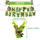 thumbnail image 1 of Película caliente Shrek Fiesta de cumpleaños Suministros Desechables Pancarta Pastel Bandera Colgante de Halloween Monstruo Shrek Globos Decoración de Cumpleaños, 1 of 3