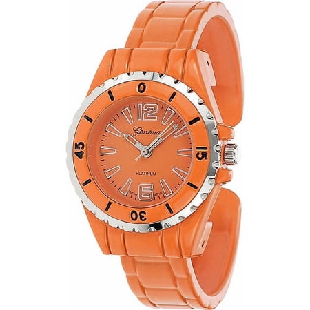 Geneva Platinum Women's Fixed Bezel Cuff