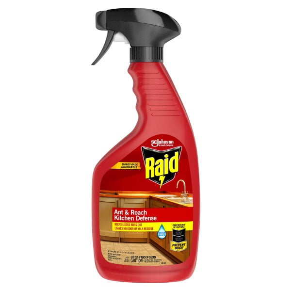 Raid 7019602 22 oz Kitchen Defense Ant & Roach Killer Spray Walmart