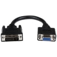 thumbnail image 1 of Cable StarTech de DVI-I 29 pin Macho a VGA 15 pin Hembra, 20cm. Startech DVIVGAMF8IN, 1 of 2