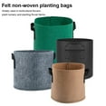 thumbnail image 2 of Toystoory Bolsa de maceta para cultivo de plantas de tela no tejida, contenedor de jardinería de 25cm de diámetro Jardín y Patio marrón, 2 of 6