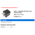 thumbnail image 2 of Relay - Compatible with 2001 Jeep Grand Cherokee, 2 of 2