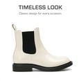 thumbnail image 3 of BURUDANI Girls Chelsea Ankle Booties Low-Heel Side-Zip Fashion Boots for Toddler, Little & Big Kid, 3 of 6