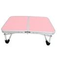thumbnail image 5 of OUNONA  Household Foldable Table Folding Multifunctional Portable Pink, 5 of 8
