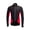 Black-Red, variant on Men's Thermal Cycling Jersey Long Sleeve Snow Water Reflective Windproof Firewall Winter Biking Jacket