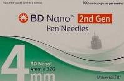 BD Nano Generation Pen Need-les 4mm x 32G 