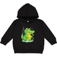 thumbnail image 2 of Inktastic Cute Green Crocodile Cartoon Illustration Toddler Hoodie, 2 of 4