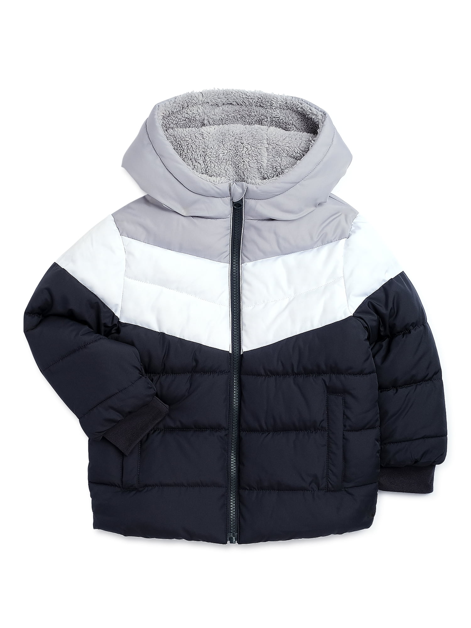 Swiss Tech Baby and Toddler Boys Heavyweight Puffer Jacket, Sizes 12M-5T