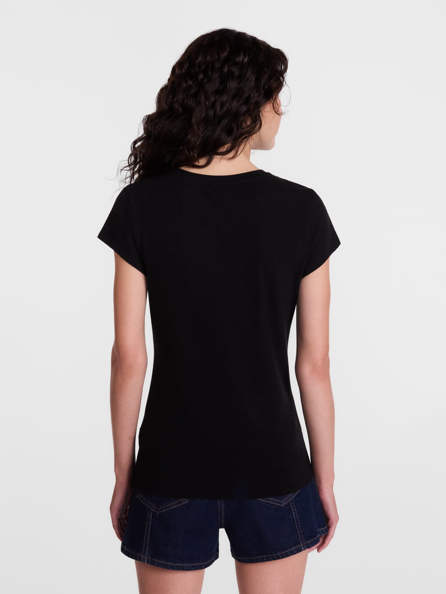 Scenario Women's and Women's Plus Tee with Short Cap Sleeves, Sizes XS-4X