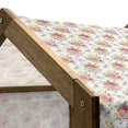 thumbnail image 5 of Shabby Flora Pet House, Peonies Roses and Peas Bell Colorful Bouquet Butterflies Botany Garden, Outdoor & Indoor Portable Dog Kennel with Pillow and Cover, 5 Sizes, Multicolor, by Ambesonne, 5 of 5