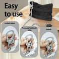 thumbnail image 6 of Ahiller Pants Chain for Men,Heavy Pocket Keychain with Double Locking Clip Anti-Theft Wallet Chains,Hip Hop Punk Long Key, 6 of 7