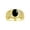 Cabochon Onyx, variant on Men's Rings Yellow Gold Plated Silver Designer Nugget Ring Oval 9X7MM Gemstone &  Diamonds  Cabochon Onyx Birthstone Rings For Man Size 12