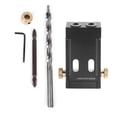 thumbnail image 2 of Jig de Trou de Poche, Guide de Perceuse à Bois Compact Portable, Alliage d'Aluminium pour Menuiserie, 2 of 8