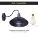 thumbnail image 4 of DELight Retro Vintage Industrial Wall Sconce Gooseneck Barn Light Metal Shade 2 Pack, 4 of 8