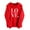 #02 Red, variant on Women's Sweatshirt Valentine's Day Print Hoodies Long Sleeve Sweatshirts Hooded Pullover Tops with Pocket Hooded Sweatshirts Casual Hoodie