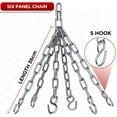 thumbnail image 2 of RDX Heavy Duty Boxing Punch Bag Iron 6 Panel Chains Wall Mount Hanger, 2 of 5