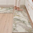 thumbnail image 5 of GENIMO 5'x7' Area Rug for Living Room, Machine Washable Non Slip Low Pile Rug for Bedroom Dining Room, Contemporary Abstract, Dusty Sage, 5 of 6
